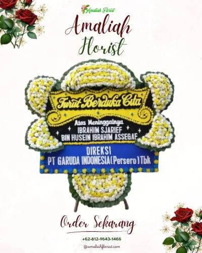 Papan Bunga Duka di Ciherang