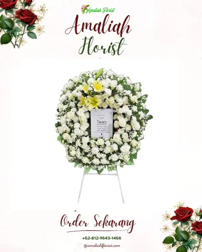 Krans Bunga Duka Cita di Ciherang
