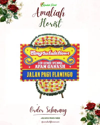 Bunga Papan Congratulation di Ciherang